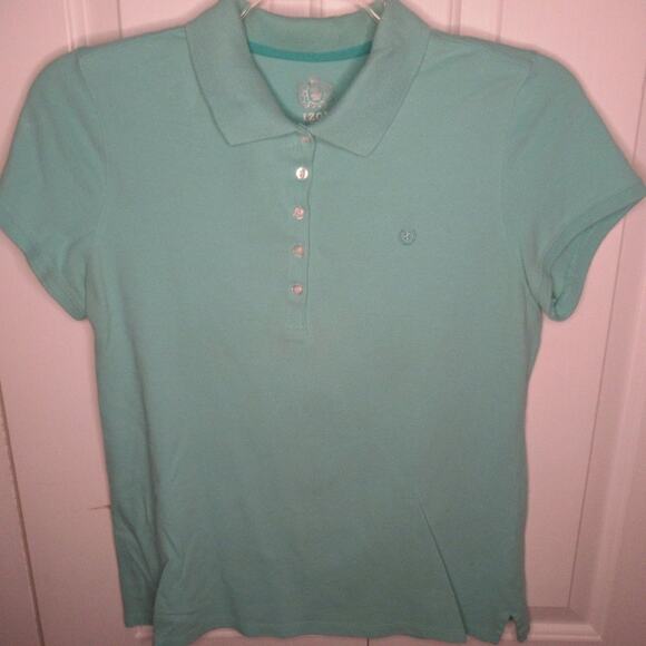 Pair of Izod Mint Green and Orange Polo Shirts - Picture 2 of 7